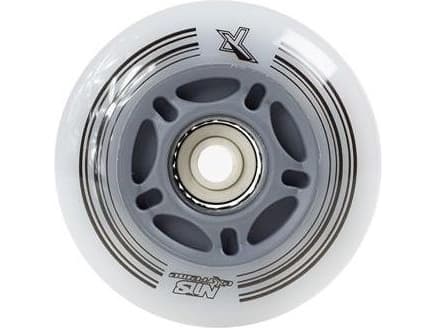 Nils Extreme LED-3 72x24mm 4st vita PU-hjul (16-30-052)