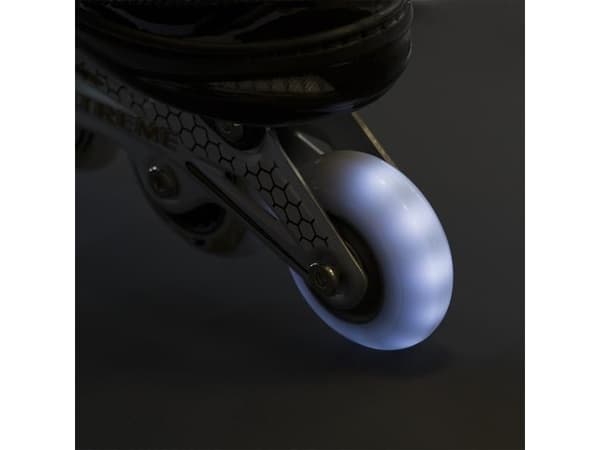 Nils Extreme LED-3 72x24mm 4st vita PU-hjul (16-30-052)