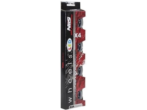 Nils Extreme LED-3 72x24mm 4st vita PU-hjul (16-30-052)