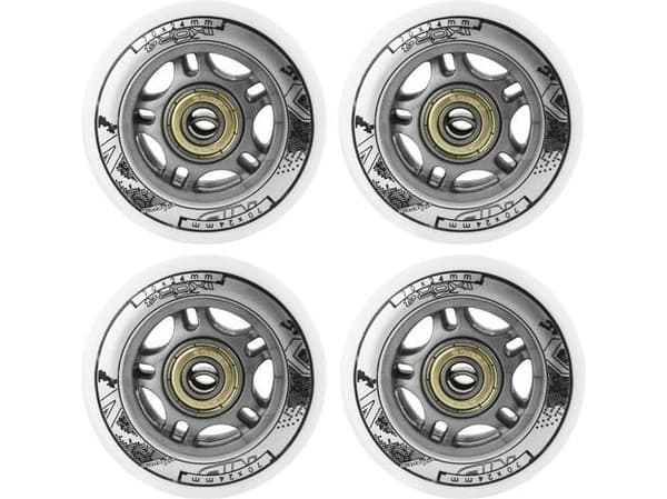 Nils Extreme PU Wheels 76x24 82A hvit (16-30-010)