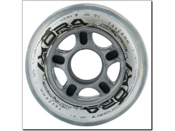Nils Extreme Kółka PU 76x24 82A svart (16-30-004)