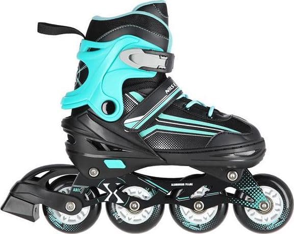 Nils Extreme NH18190 rullskridskor med utbytbar skida justerbar sort r. 34-38