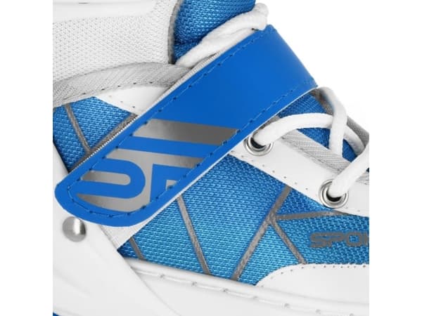 Spokey Tony rekreationsskor med justerbara rullskridskor vita r. 30-33