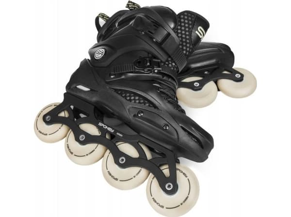 Spokey Freespo aggressiva justerbara rullskridskor sort r. 38-39