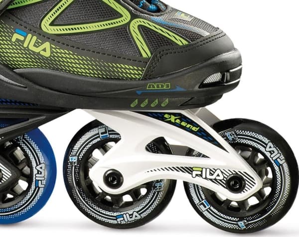 Fila Vise fritidsrullskridskor justerbar sort r 32-35