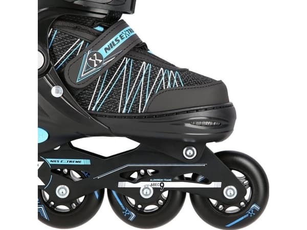 Nils Extreme NH11912-A rullskridskor med utbytbar skida justerbar sort r. 35-38