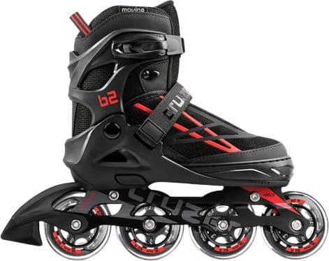Movino Cruzer B2 fritidsrullskridskor justerbar sort r. 38-41