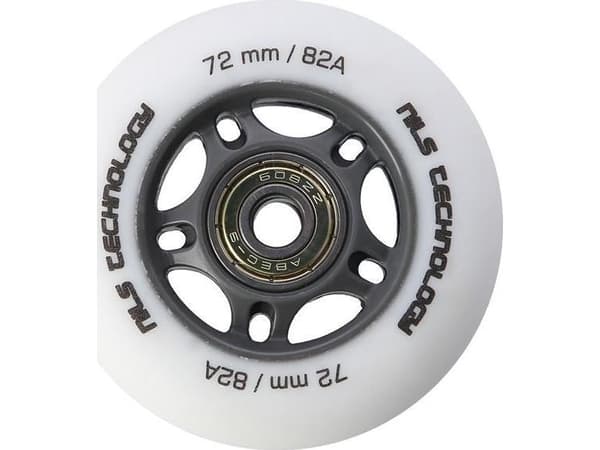 NILS Extreme PU 72x24 82A MATTIVALKOINEN (4 kpl) + ABEC-9 (8 kpl) NILS EXTREME SETTI