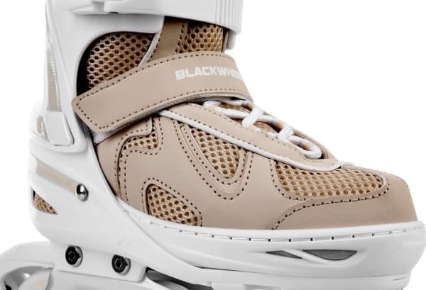 Blackwheels justerbara Flex Pro rullskridskor beige storlekar 38-41