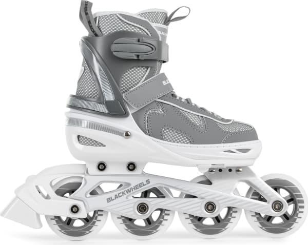 Blackwheels säädettävät rullat Flex Pro harmaa koko 35-38