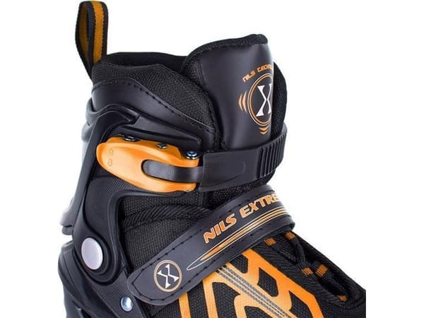 Nils Extreme NA18812A hastighetsjusterbara orange rullskridskor r. 29-33