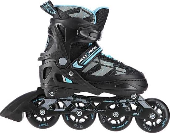 Nils Extreme NA11002 vapaa-ajan säädettävät rullaluistimet sort r. 35-38