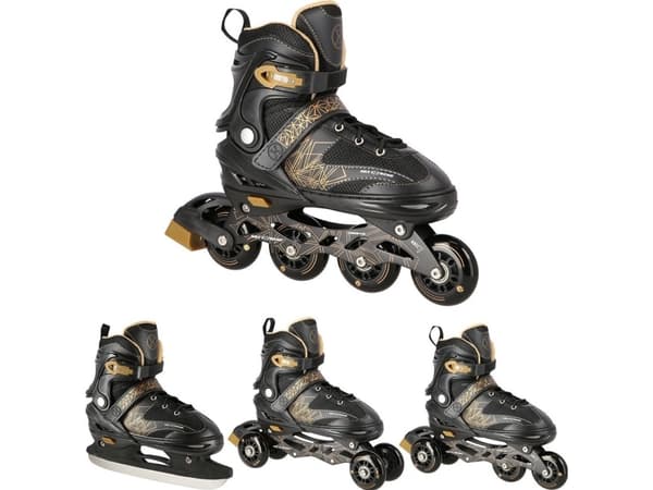 Nils Extreme NH18192 utbytbara skridskor justerbar sort r. 29-33