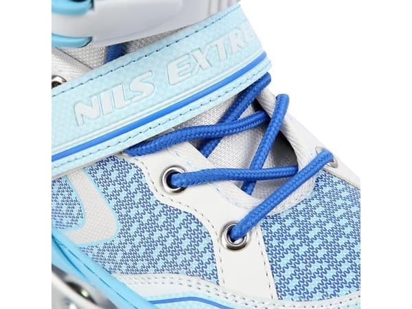 Nils Extreme NA14198 justerbara blå rullskridskor för fritidsbruk r. 39-42