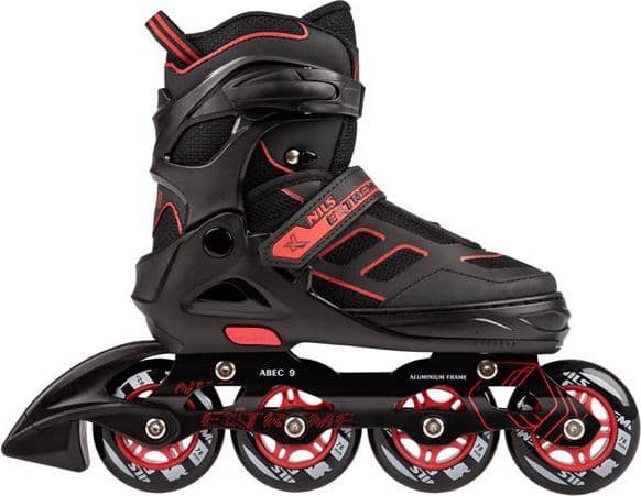 Nils Extreme NA14174A justerbara rullskridskor för fritidsbruk sort r. 35-38