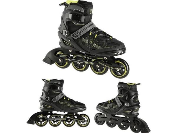 Nils Extreme NA9157 gula rullskridskor för fritidsbruk r. 44