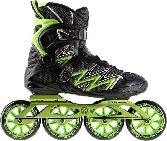 Nils Extreme NA8660 vapaa-ajan vihreät rullaluistimet r. 39