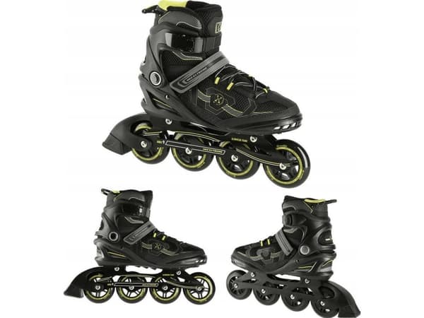 Nils Extreme NA9157 gula rullskridskor för fritidsbruk r. 43