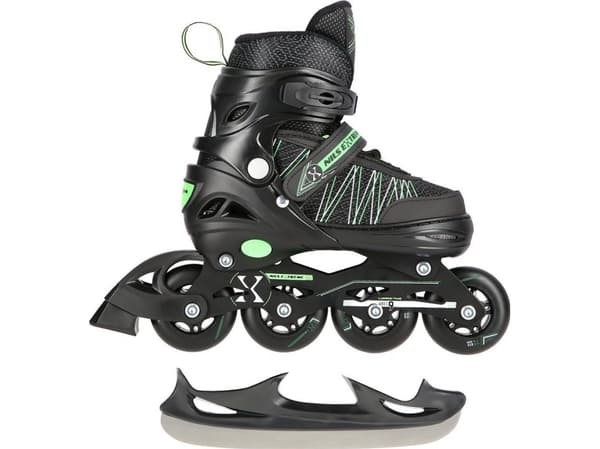 Nils Extreme NH11912-A rullaluistimet, joissa on vaihdettavat luistimet säädettävä lajitelma r. 39-42