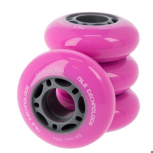 Rull - NILS Extreme - PU 82A - 72x24mm - Hårdhet 82A - Blandad