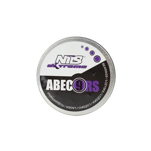 Roulement - NILS Extreme - ABEC-9 RS - Kolförstärkta - 8 delar - Blandet - Lila