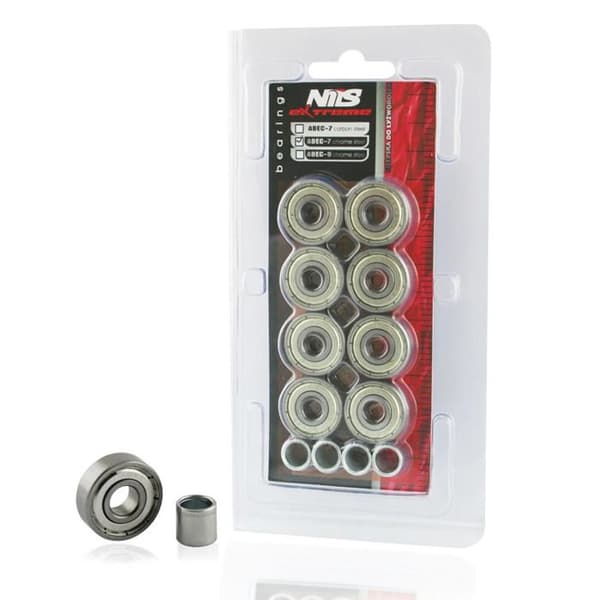 Kullager - NILS - Extreme ABEC-7 - Kromstål - 8 stycken - Optimal prestanda
