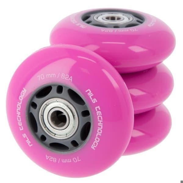 Skateboardhjul - NILS - Extreme - 70x24 mm - Hårdhet 82A - ABEC-7 - Både för män och kvinnor