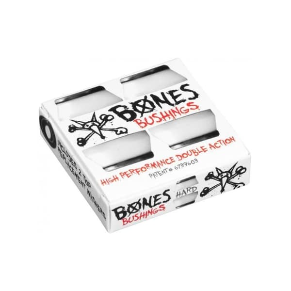 Bushings för Skate Bones Hard Svart Vit