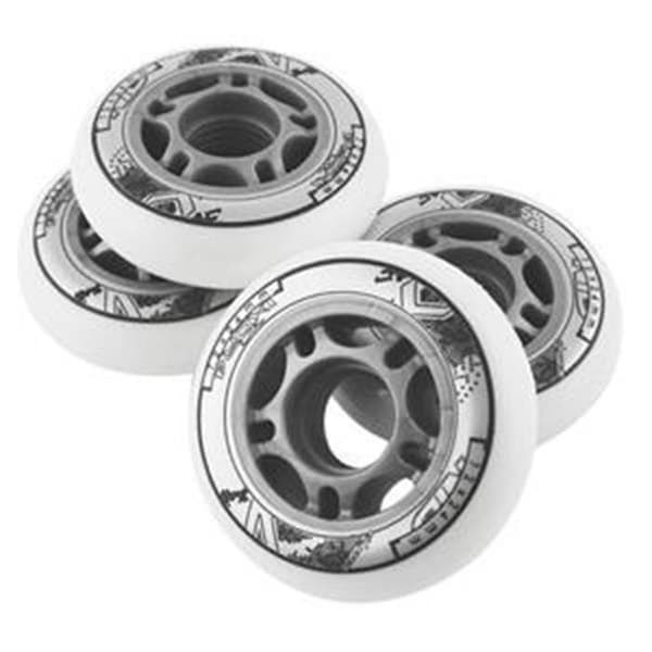 Hjul - NILS Extreme - PU 82A - 70x24 mm - Vit - Hårdhet 82A