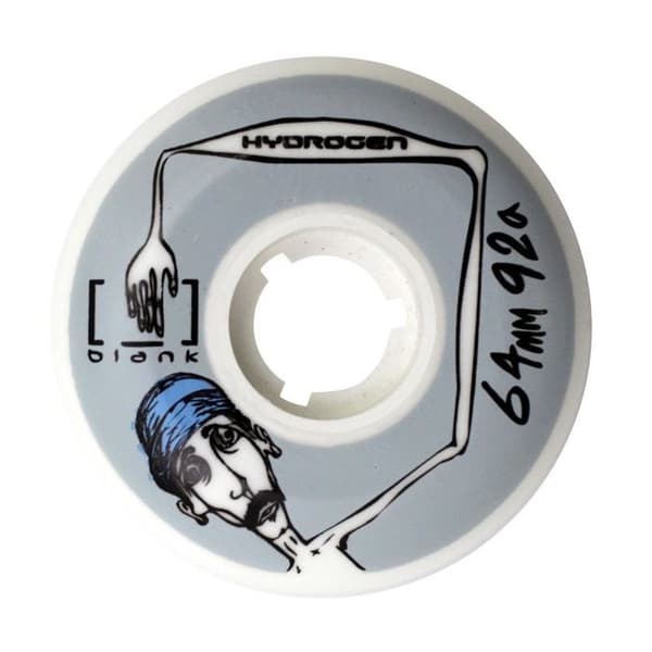 ROLLERBLADE hjul HYDROGEN BLANK 64mm/92A [x4] - Hjul