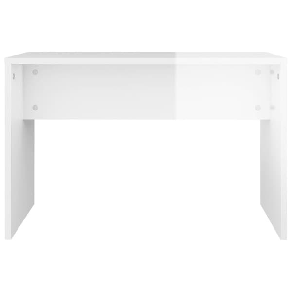 vidaXL konsolbordsæt 74,5x40x141 cm hvid højglans