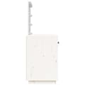 Miniatyrbild 7 av 11: vidaXL Sminkbord med LED vit 95x50x133,5 cm massiv furu