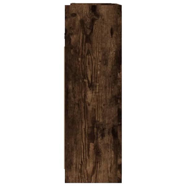vidaXL Spegelskåp för badrum rökig ek 62,5x20,5x64 cm konstruerat trä