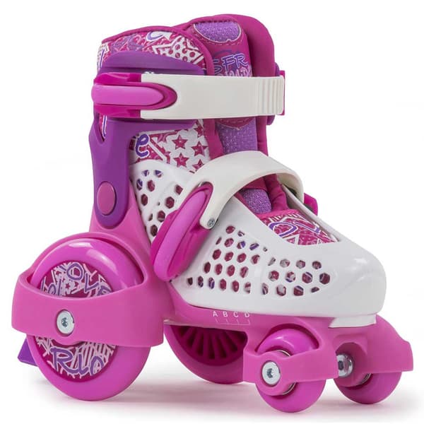 Sfr Skates Justerbare Rulleskøjter Stomper Hvid,Lilla,Rosa EU 28-32
