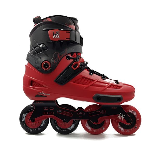 Krf Inline Skøjter Freeskate Angel 4x80 Rød EU 44