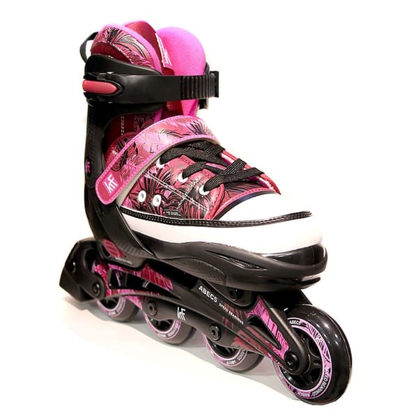 Krf Linjassa Luistimet Jungle Musta,Pinkki EU 37-40
