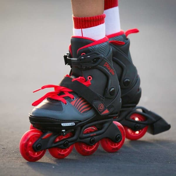 Playlife Inline Skøjter Dark Breeze Sort EU 32-35