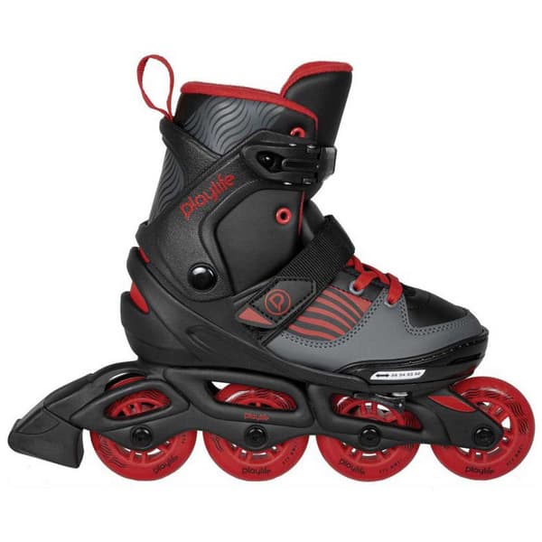 Playlife Inline Skøjter Dark Breeze Sort EU 32-35