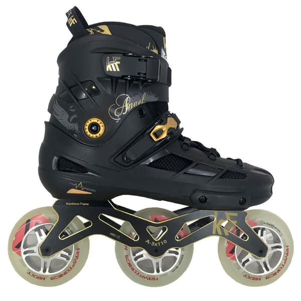 Krf Inline Skøjter Angel 3x100 Next Krypto Sort EU 45