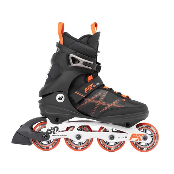 K2 Skate Inline Skøjter F.i.t. 80 Alu Sort EU 48