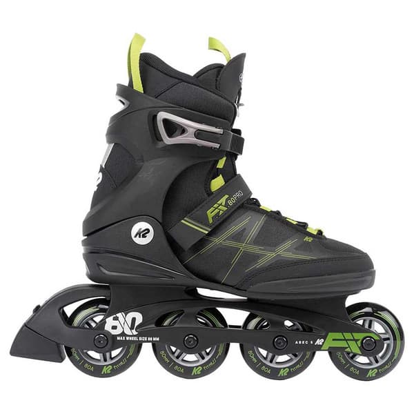 K2 Skate Inline Skøjter F.i.t. 80 Pro Sort EU 41 1/2