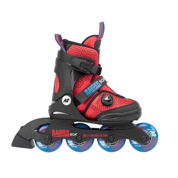 K2 Skate Rullskridskor Raider Boa Röd EU 35-40