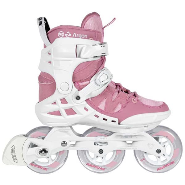 Powerslide Inline Skøjter Phuzion Argon 100 Hvid,Rosa EU 38