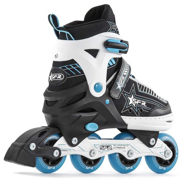 Sfr Skates Justerbara Inlines Pulsar Vit,Blå,Svart EU 35 1/2-39 1/2