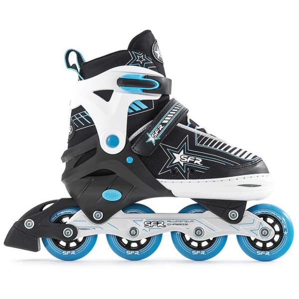 Sfr Skates Justerbara Inlines Pulsar Vit,Blå,Svart EU 35 1/2-39 1/2