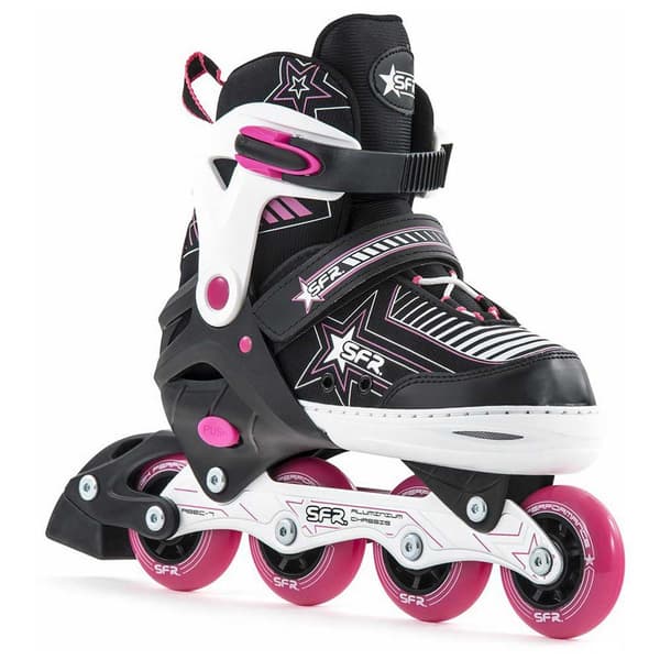 Sfr Skates Justerbare Rulleskøjter Pulsar Hvid,Sort EU 35 1/2-39 1/2