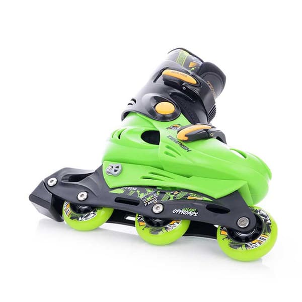 Tempish Inline Skøjter Racer+protectors+helmet Grøn EU 26-29