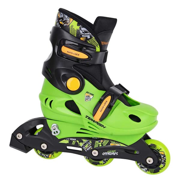 Tempish Inline Skøjter Racer+protectors+helmet Grøn EU 26-29