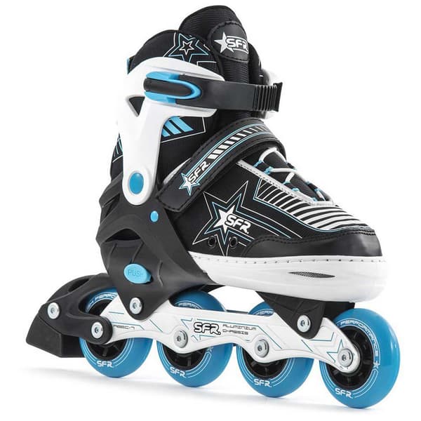 Sfr Skates Justerbare Rulleskøjter Pulsar Hvid,Blå,Sort EU 25 1/2-29