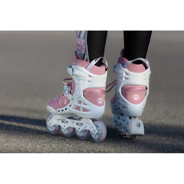 Powerslide Inline Skøjter Phuzion Argon 80 Hvid,Rosa EU 42